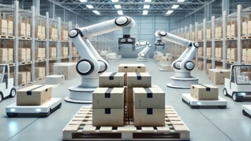 3D 스태킹 및 정밀 감지를 위한 AI 기반 협업 로봇